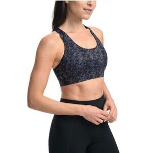 Lole Charcoal Floral Sports Bra